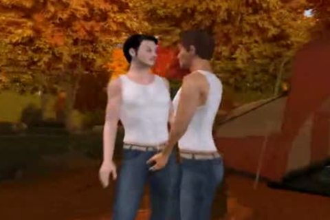 3D Cartoon Hunk getting pounded Hard while