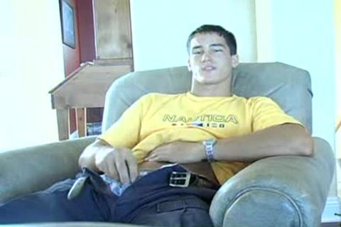 hot stud jerking off