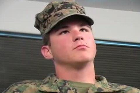 Recruit Smokes Cigs+rams Hard