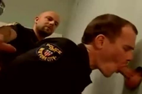 Police Officers plowing