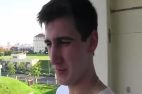 lewd chap receives Some painfully jerking off Session