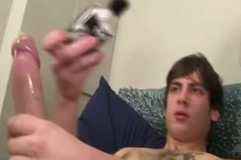 sperm dripping From Bum Tube homosexual these Two