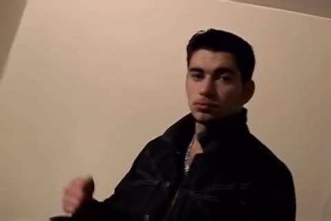 guy Jacking Off His Monster steel Tool