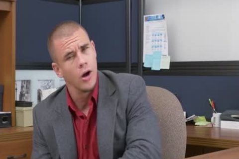 GRAB a-hole - Hunky Boss Teaches His Office Team All About Teamwork