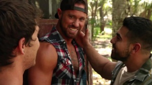 Drill My Hole: American jock Damien Stone getting facial