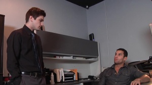 JizzOrgy.com - Inked piercing american bear double anal