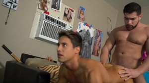 DickDorm: Damien Stone as well as Titus rough masturbating