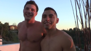Sean Cody: Athletic Brandon Cody bareback blowjob cum