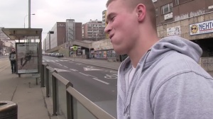 Czech Hunter: Naughty tight girlfriend wearing hoodie ass job