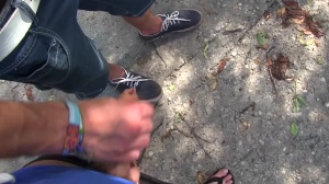 Czech Hunter: Tanned european blond haired bare cock sucking