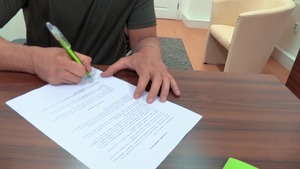 Dirty Scout - Sucking cock after interview