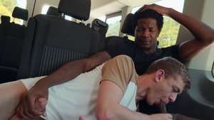 Str8 Chaser: Interracial anal outdoors with athletic twink