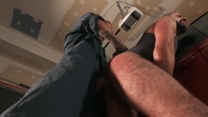 Bromo: American Shawn Assmore bareback doggy sex in the car