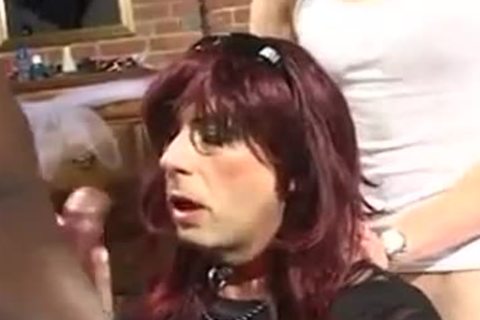 amateur Roleplay lady-man receives slammed By Two Plumbers