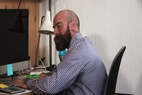 attractive teen Seduces yummy Bear Stepdad