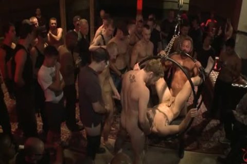 tied Up And screwed In Front Of 100 delicious men