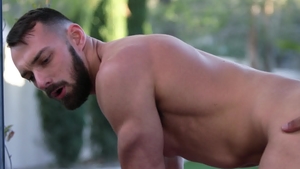 Icon Male - Latin spanking outdoors