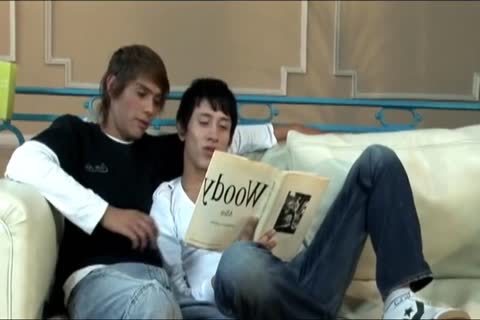 Two young twinks Have joy With Each Other