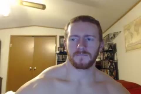 Ginger guy discharges another big Load