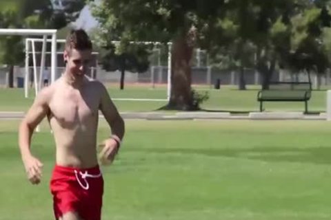 Skater lad Kellan Hartmann Jerks His large 10-Pounder