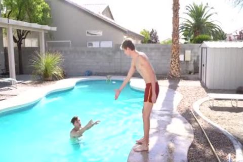 Step Brothers fucking Each Other By The Pool