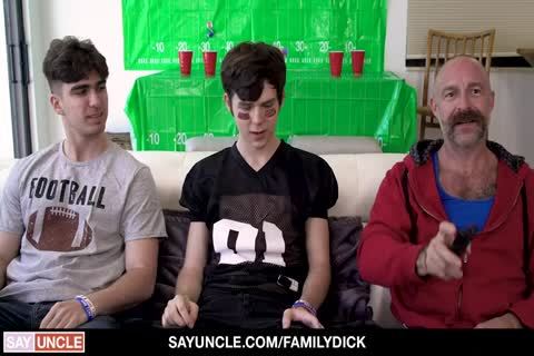fine Daniel Dean And Dakota Lovell bang whilst dad Is Watching