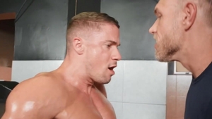 Drill My Hole: Tattooed american wishes for bareback swallow