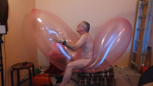 Balloonbanger 83) Ride Hump Pop humongous Blimp Balloon!