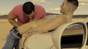 FetishMen: Uncut cock Casey Everett spitting