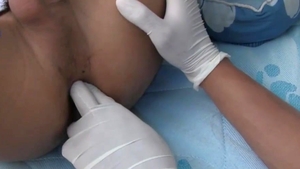 Doctor Twink: Wet asian twink private butt pounded in office