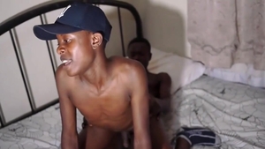 80 Gays: Young Brian raw striptease in the bed