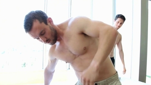 GayRoom: Joey Moriarty together with Mike Gaite hard sex