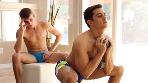 GayRoom - Ryan Tyler & Jacob Ladder workout