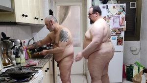 Cooking Some Home Made, recent Pasta together
