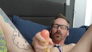 Going From Smaller To Bigger Dildos!