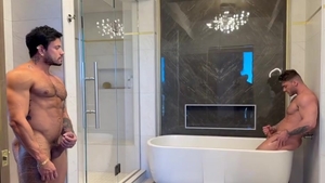 William Seed bones Alejo In The Hotel bathroom Tub