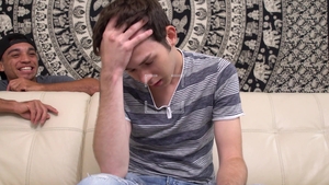 Brother Crush: Fearful Jerking Becomes Passionate Blowjob