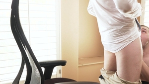 funsizeboys: Jockstrap Off, Hard Cock Revealed to Tiny Bottom