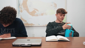 Men: Troye Helps Jake with his Sticky Mess