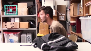 Young Perps: Off-White Twink Gets Detained for Theft