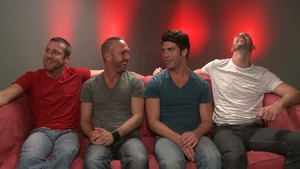 Men: American Man Topples Four Twinks in Underwear
